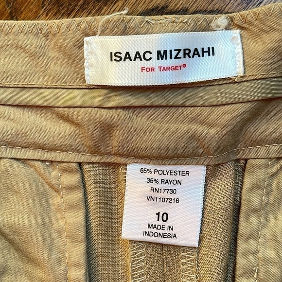 Isaac Mizrahi tan/khaki color pants, size 10 - Picture 4 of 10